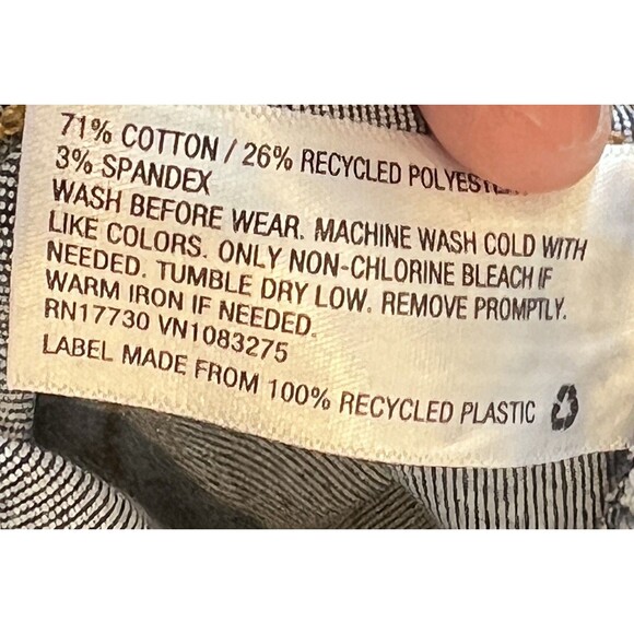 Cat & Jack Girls' Denim Overalls Super Stretch Skinny Leg Dark Wash Blue 10/12 - Picture 11 of 12